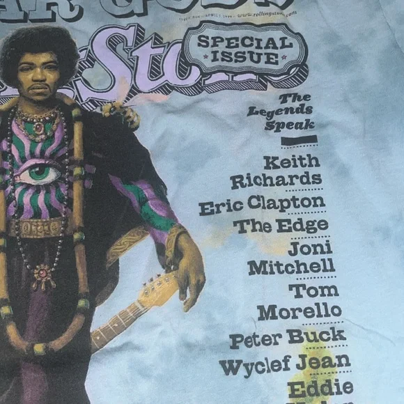 Rolling Stone Limited Edition Jimmy Hendrix T-shirt